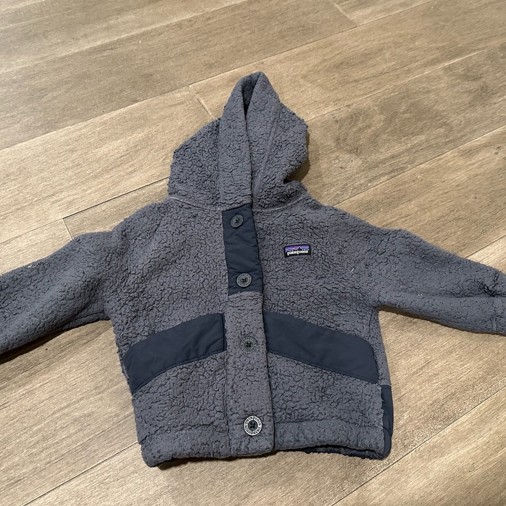 Patagonia Charcoal Fleece Jacket